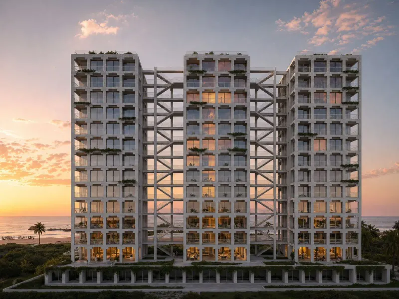 Three Gardens Residence, Qerret